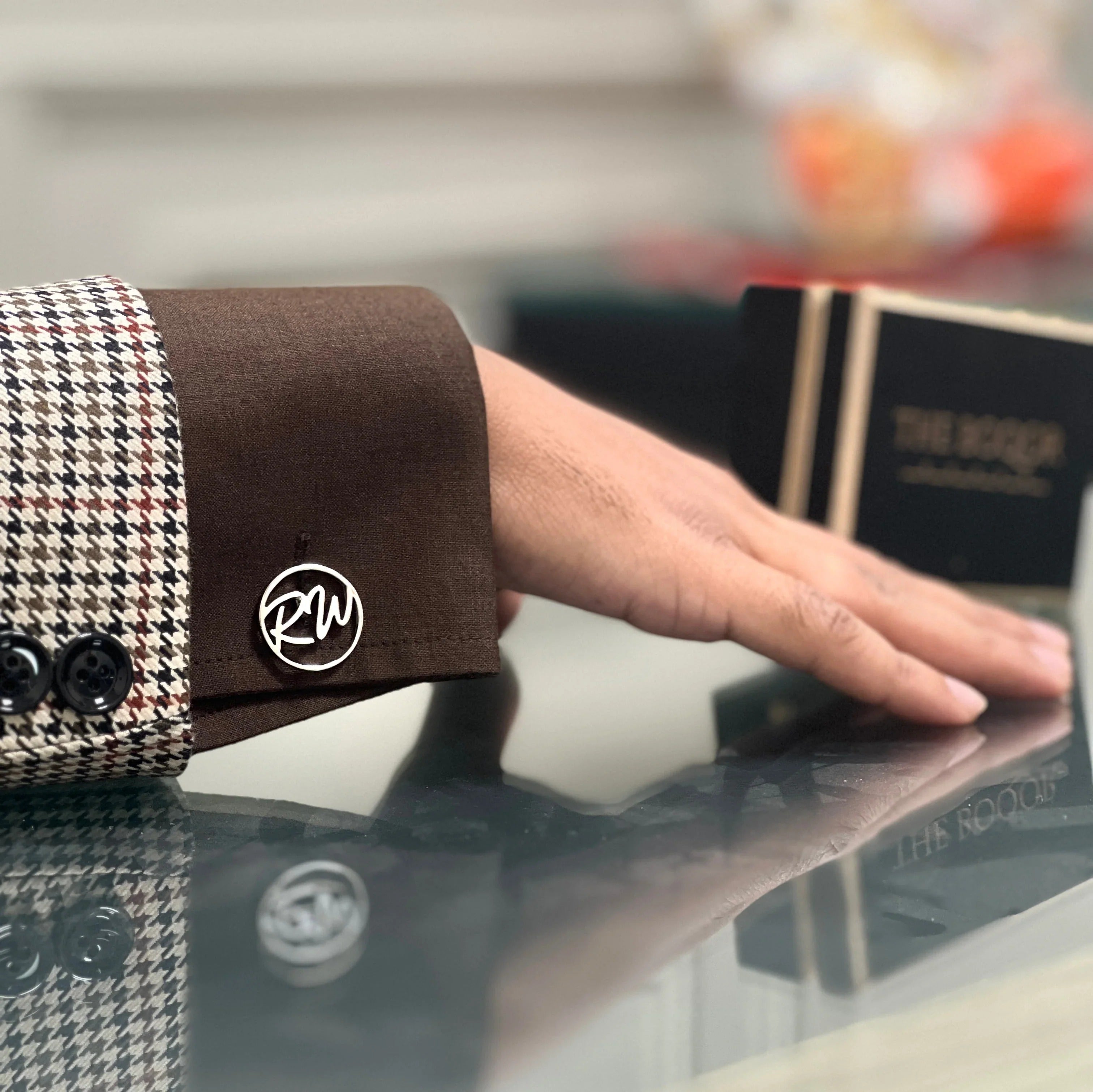 Initial Emblem Personalized Cufflinks