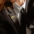 Personalized Infinity Name Brooch For Women
