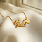 CandleScript Heart Name Necklace