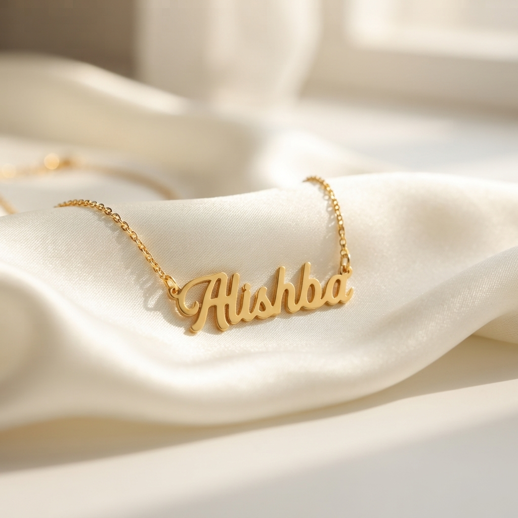 Classic Script Name Necklace