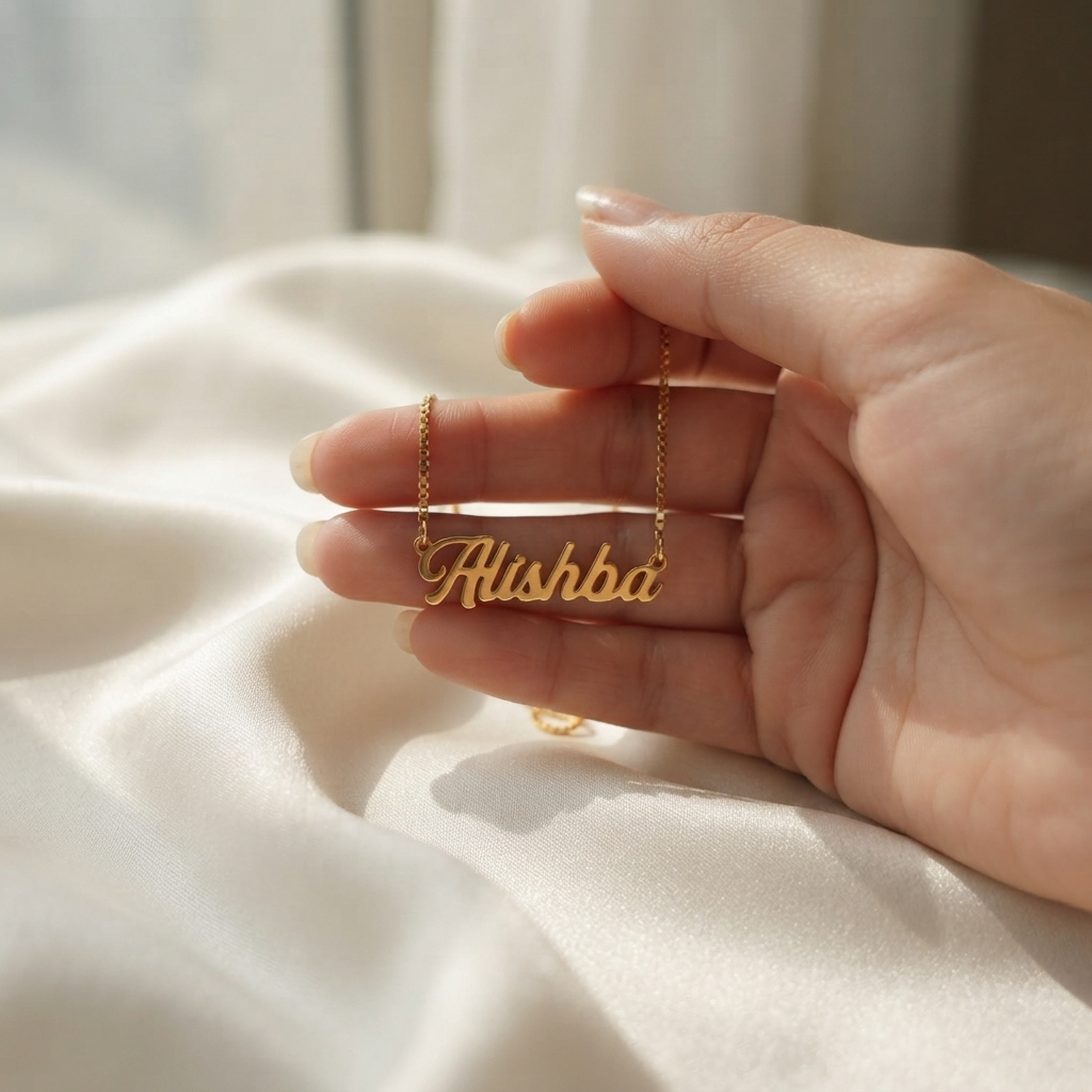 Classic Script Name Necklace