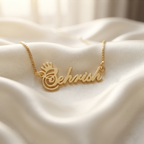 Crown Name Necklace