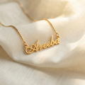 Curisve Name Necklace
