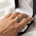 Personalized Stethoscope Name Ring – Custom Doctor & Nurse Ring
