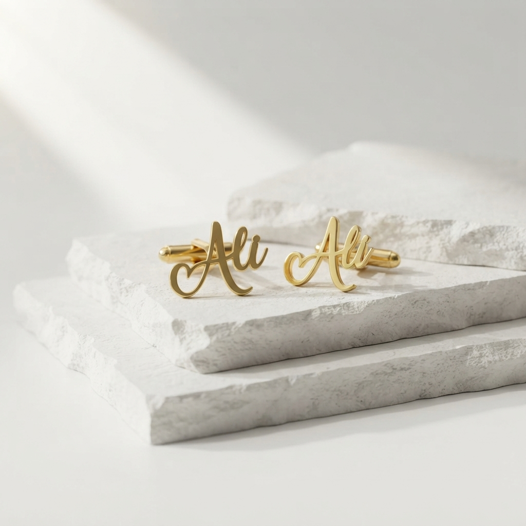 Amori Name Cufflinks For Men