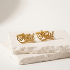 Motif Name Cufflinks For Men