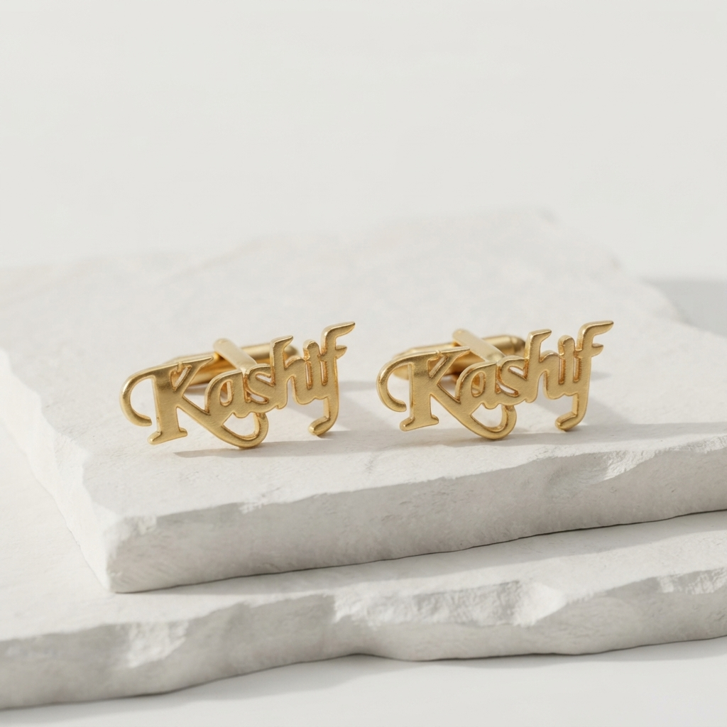 Classic Name Cufflinks For Men