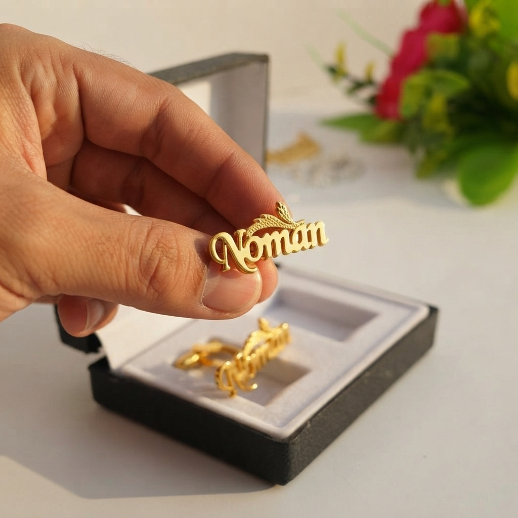 Royal Name Cufflinks For Men
