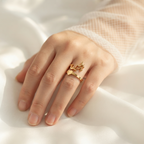 Urdu Script Heart Name Ring For Women